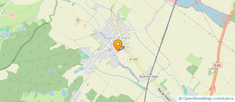 localisation de l'entreprise MADAME MARIE CLAIRE O'KEEF  ASPACH-MICHELBACH