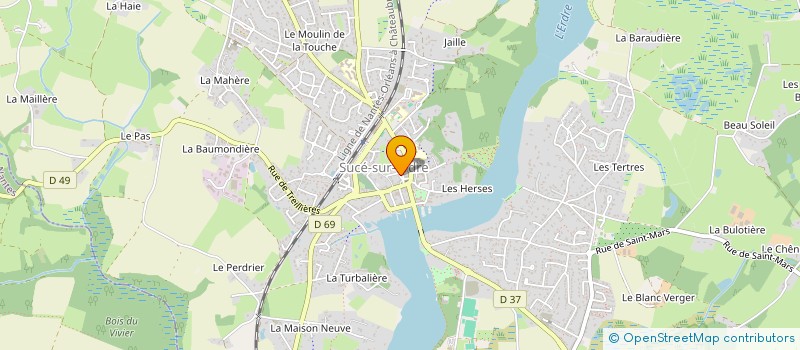 localisation de l'entreprise MADAME MARIE-CLAIRE PAPAIL à SUCE-SUR-ERDRE