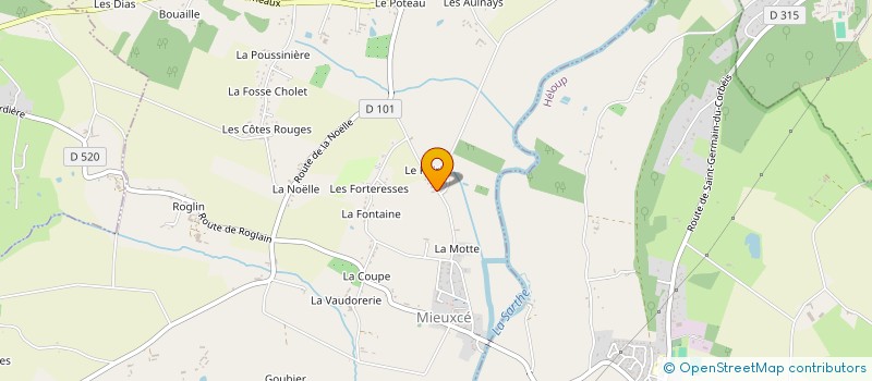 localisation de l'entreprise MADAME MARIE-CLAIRE PAVARD à MIEUXCE