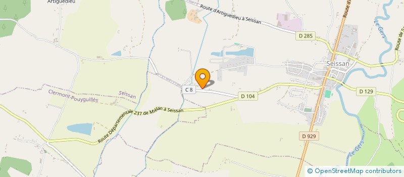 localisation de l'entreprise MADAME MARIE-CLAIRE PERDON  SEISSAN