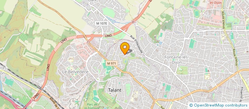 localisation de l'entreprise MADAME MARIE-CLAIRE POILLOT  TALANT