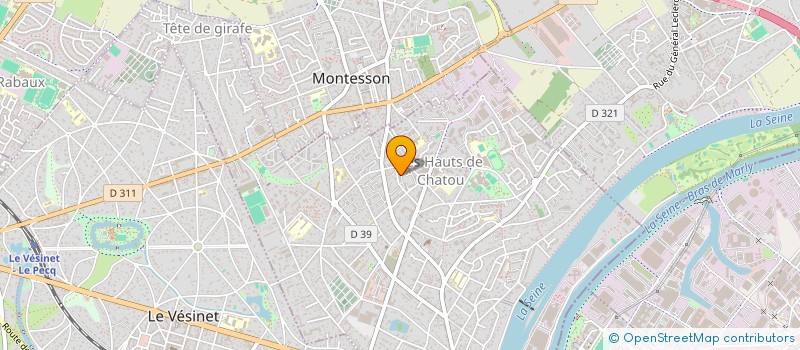 localisation de l'entreprise MADAME MARIE-CLAIRE RODRIGUEZ  CHATOU