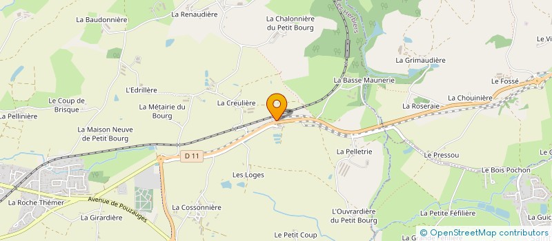 localisation de l'entreprise MADAME MARIE-CLAIRE RONDEAU  LES HERBIERS