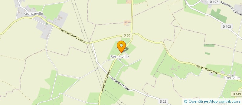 localisation de l'entreprise MADAME MARIE-CLAIRE ROUSSIGNOL  BENESVILLE