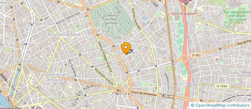 localisation de l'entreprise MADAME MARIE-CLAIRE SAILLE  PARIS