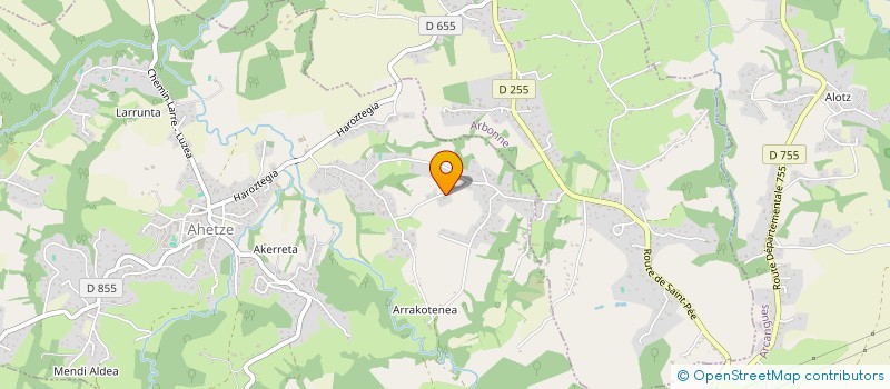 localisation de l'entreprise MADAME MARIE CLAIRE SAIS  AHETZE