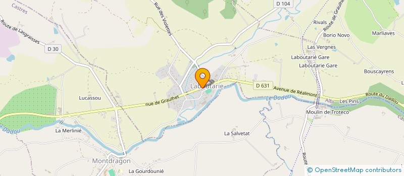 localisation de l'entreprise MADAME MARIE-CLAIRE SANTFONS  LABOUTARIE