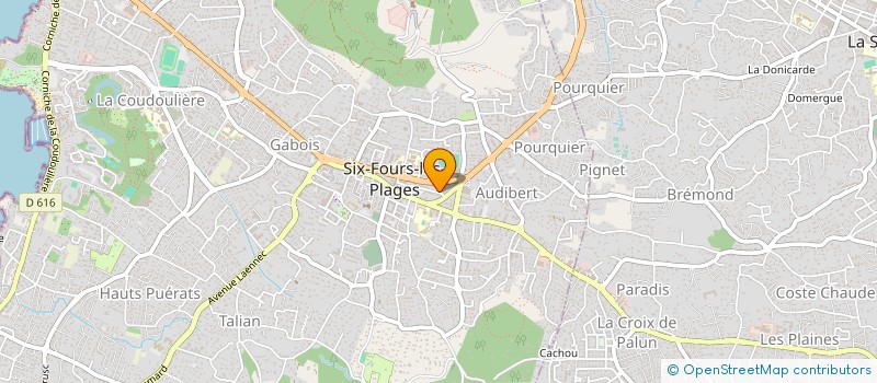 localisation de l'entreprise MADAME MARIE-CLAIRE SAVAROC à SIX-FOURS-LES-PLAGES