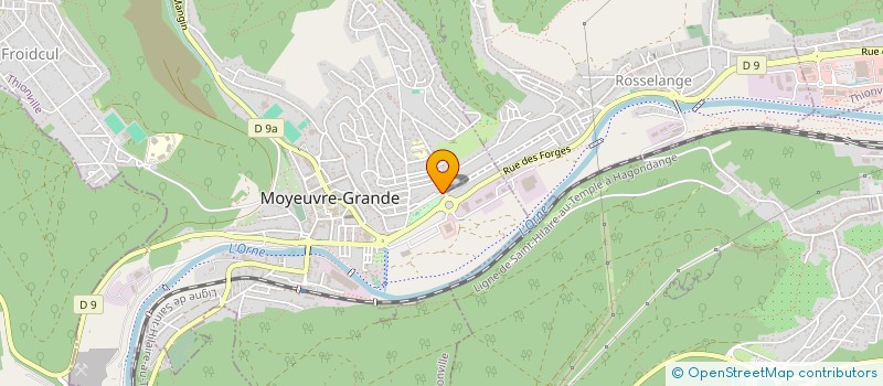 localisation de l'entreprise MADAME MARIE-CLAIRE SCHWEITZER  MOYEUVRE-GRANDE