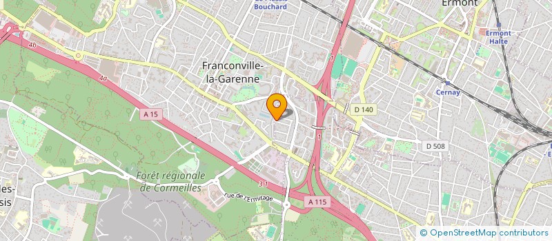 localisation de l'entreprise MADAME MARIE-CLAIRE SENGA EKALLE  SANNOIS