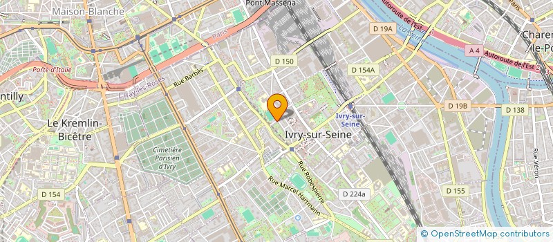 localisation de l'entreprise MADAME MARIE-CLAIRE SENK  IVRY-SUR-SEINE