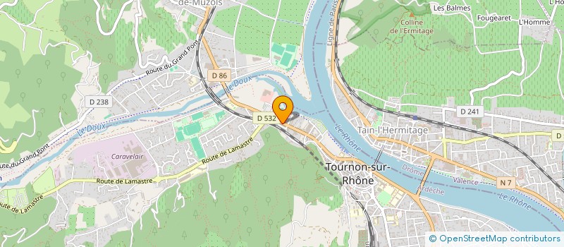 localisation de l'entreprise MADAME MARIE-CLAIRE SIMONEAU à TOURNON-SUR-RHONE