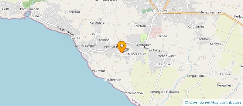 localisation de l'entreprise MADAME MARIE CLAIRE TANNER  PLOZEVET