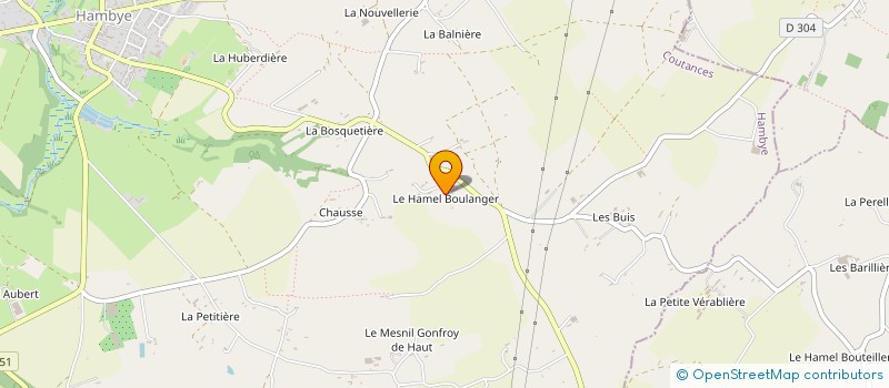 localisation de l'entreprise MADAME MARIE-CLAIRE TARDIF  HAMBYE