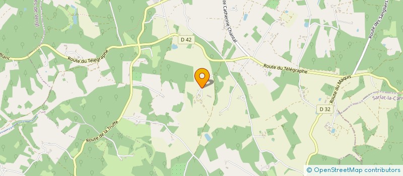 localisation de l'entreprise MADAME MARIE-CLAIRE TAULOU  VAL DE LOUYRE ET CAUDEAU