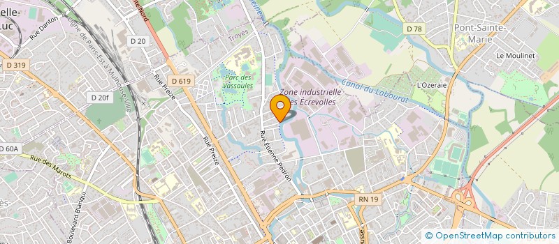 localisation de l'entreprise MADAME MARIE CLAIRE TEODORO  TROYES