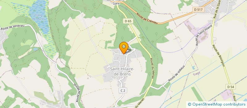 localisation de l'entreprise MADAME MARIE-CLAIRE TEYSSONNIERE  SAINT-HILAIRE-DE-BRENS