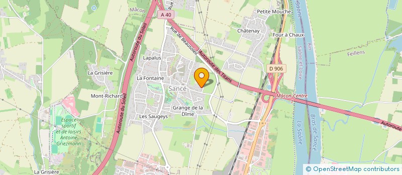 localisation de l'entreprise MADAME MARIE-CLAIRE VAYER  SANCE