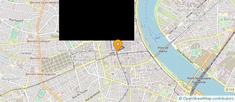 localisation de l'entreprise MADAME MARIE-CLAIRE VEILLON  BORDEAUX