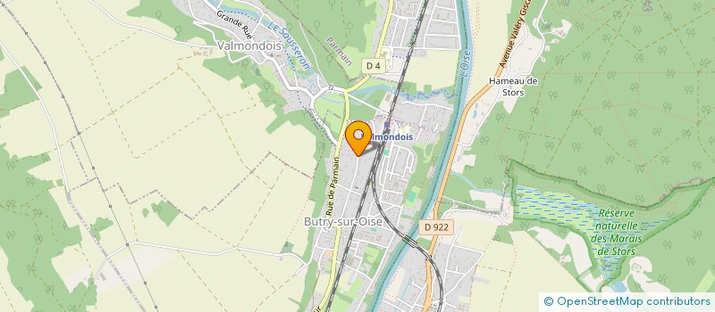 localisation de l'entreprise MADAME MARIE CLAIRE VIELFAURE  BUTRY-SUR-OISE