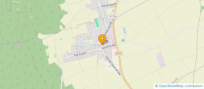 localisation de l'entreprise MADAME MARIE-CLAIRE VIROT  BOUILLY