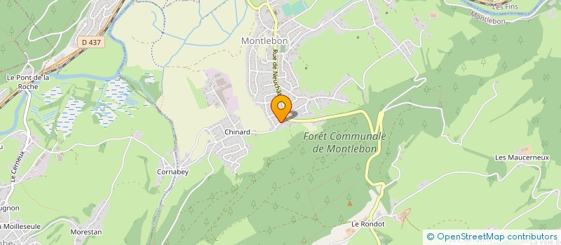 localisation de l'entreprise MADAME MARIE-CLAIRE VOLAND  MONTLEBON