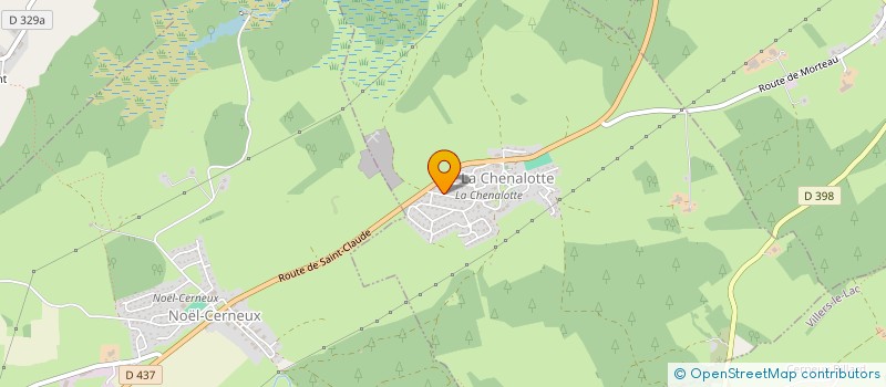 localisation de l'entreprise MADAME MARIE-CLAIRE WANG  LA CHENALOTTE