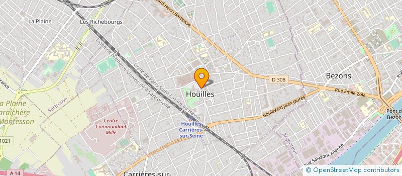 localisation de l'entreprise MADAME MARIE CLANQUETTE  HOUILLES