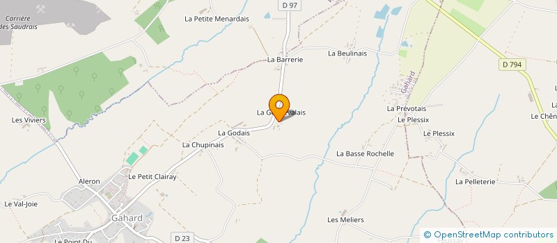 localisation de l'entreprise MADAME MARIE CLAQUIN  VIEUX-VY-SUR-COUESNON