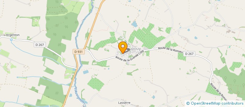 localisation de l'entreprise MADAME MARIE CLARAC  LA ROMIEU