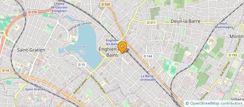 localisation de l'entreprise MADAME MARIE CLARINE KALONDA  LE VESINET