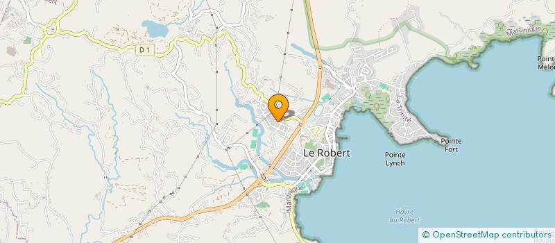localisation de l'entreprise MADAME MARIE CLARISSE CERIN à LE ROBERT