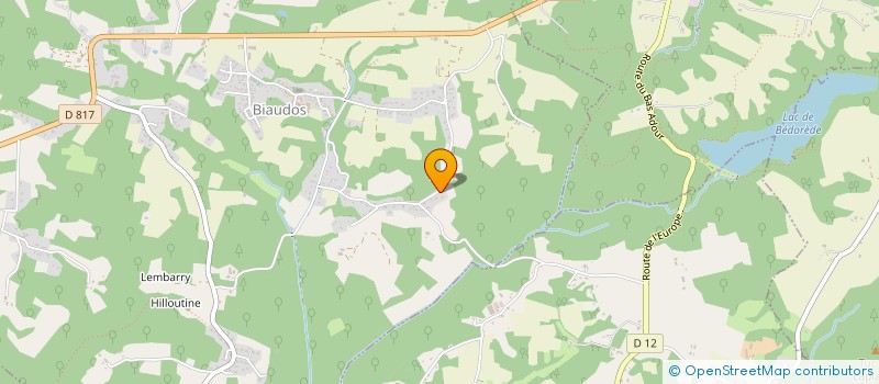 localisation de l'entreprise MADAME MARIE CLARISSE ELODI GRONDIN  BIAUDOS