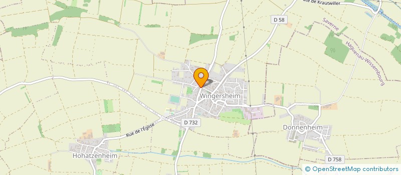 localisation de l'entreprise MADAME MARIE CLASSEN  WINGERSHEIM LES QUATRE BANS