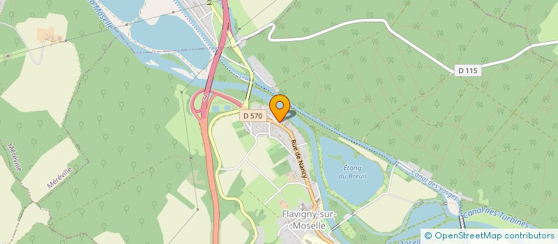 localisation de l'entreprise MADAME MARIE CLAUDE  FLAVIGNY-SUR-MOSELLE