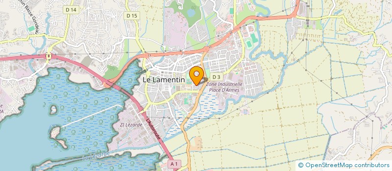 localisation de l'entreprise MADAME MARIE-CLAUDE ANDRE à LE LAMENTIN