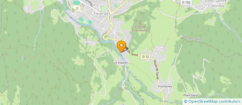 localisation de l'entreprise MADAME MARIE-CLAUDE ANTHONIOZ  FAVERGES-SEYTHENEX