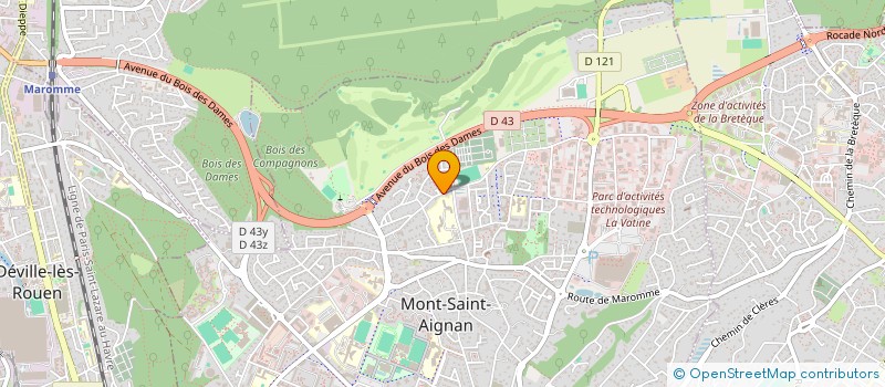 localisation de l'entreprise MADAME MARIE CLAUDE AOUSTIN à MONT-SAINT-AIGNAN