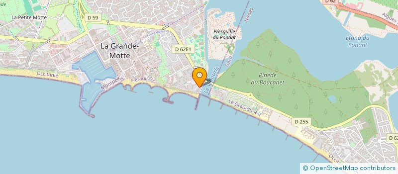 localisation de l'entreprise MADAME MARIE-CLAUDE ARMAND à LA GRANDE-MOTTE