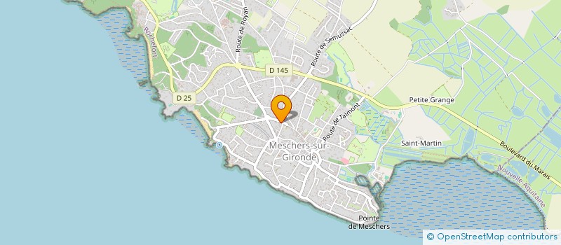 localisation de l'entreprise MADAME MARIE CLAUDE BAILLAT  MESCHERS-SUR-GIRONDE