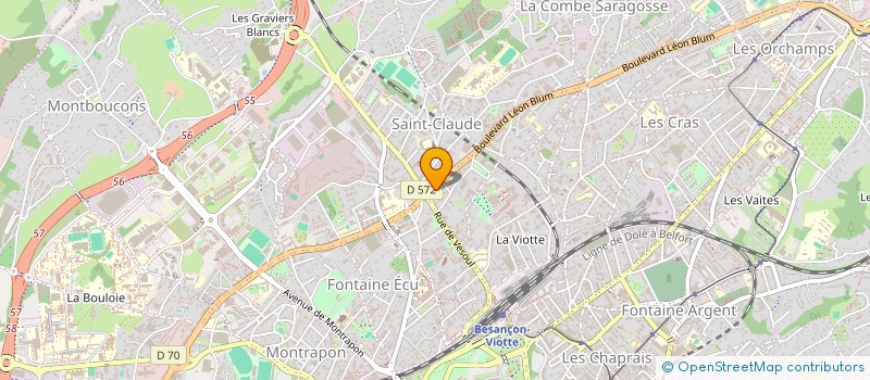 localisation de l'entreprise MADAME MARIE-CLAUDE BASSET  BESANCON