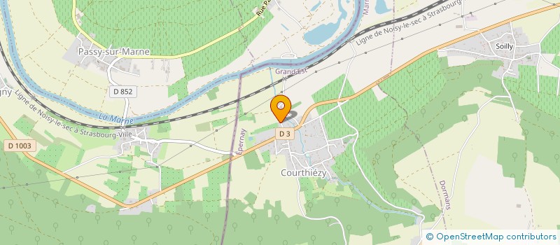 localisation de l'entreprise MADAME MARIE-CLAUDE BATTEUX  FESTIGNY