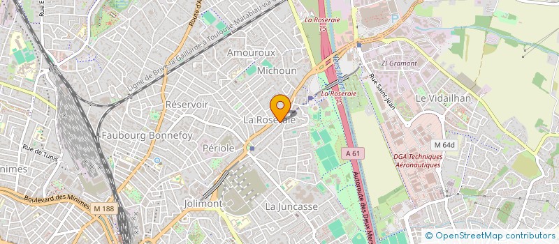 localisation de l'entreprise MADAME MARIE-CLAUDE BEAUTES  TOULOUSE