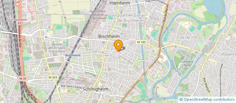 localisation de l'entreprise MADAME MARIE CLAUDE BERGER à BISCHHEIM