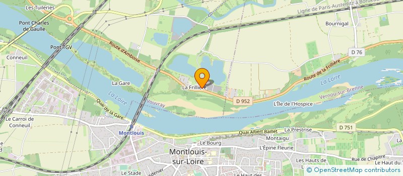 localisation de l'entreprise MADAME MARIE CLAUDE BERRANGER  VERNOU-SUR-BRENNE