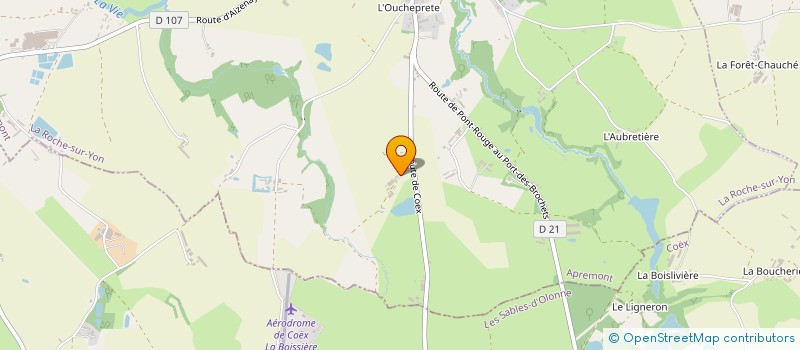 localisation de l'entreprise MADAME MARIE-CLAUDE BESSONNET  APREMONT