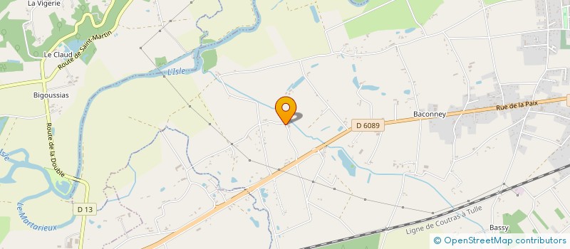 localisation de l'entreprise MADAME MARIE CLAUDE BONNEFOND  SOURZAC