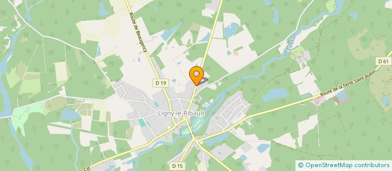 localisation de l'entreprise MADAME MARIE-CLAUDE BONNET à LIGNY-LE-RIBAULT