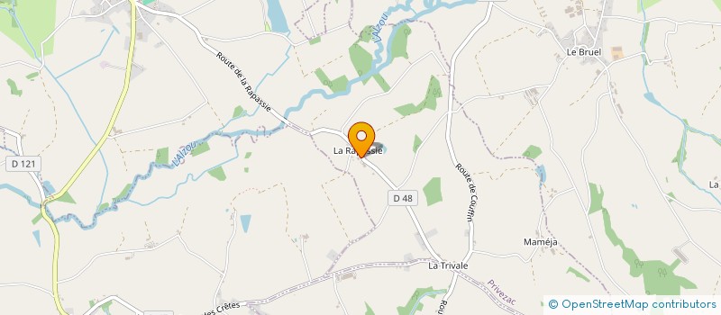 localisation de l'entreprise MADAME MARIE CLAUDE BOUBY  PRIVEZAC