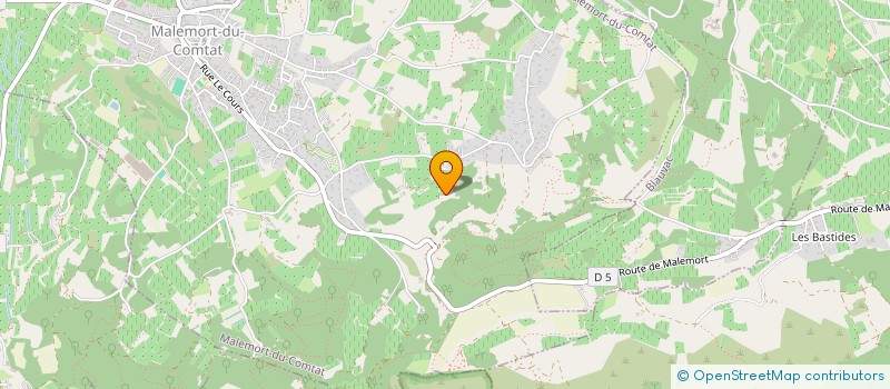 localisation de l'entreprise MADAME MARIE CLAUDE BOUDON  MALEMORT-DU-COMTAT